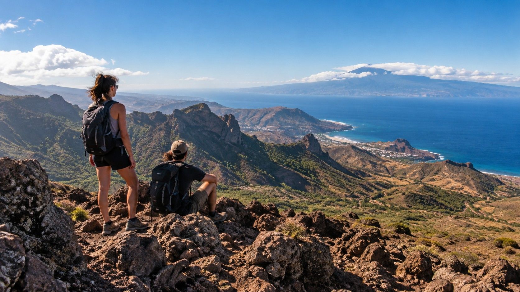 Bergstraße auf Gran Canaria und Teneriffa im Vergleich