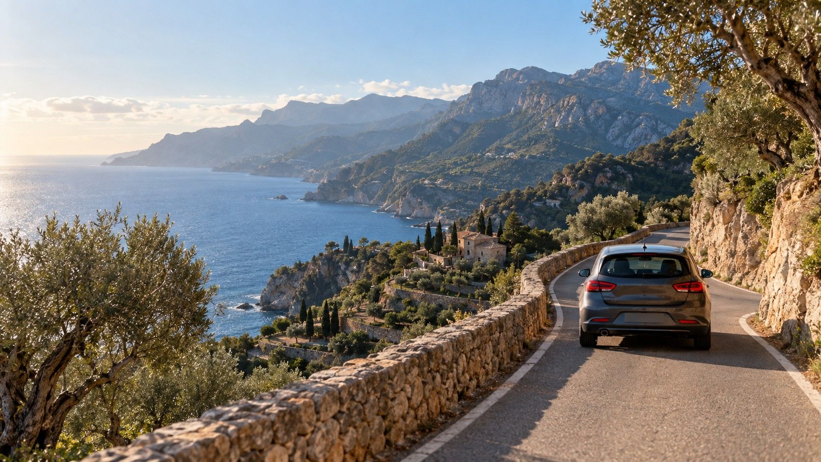 Mietwagenroute durch die Serra de Tramuntana auf Mallorca