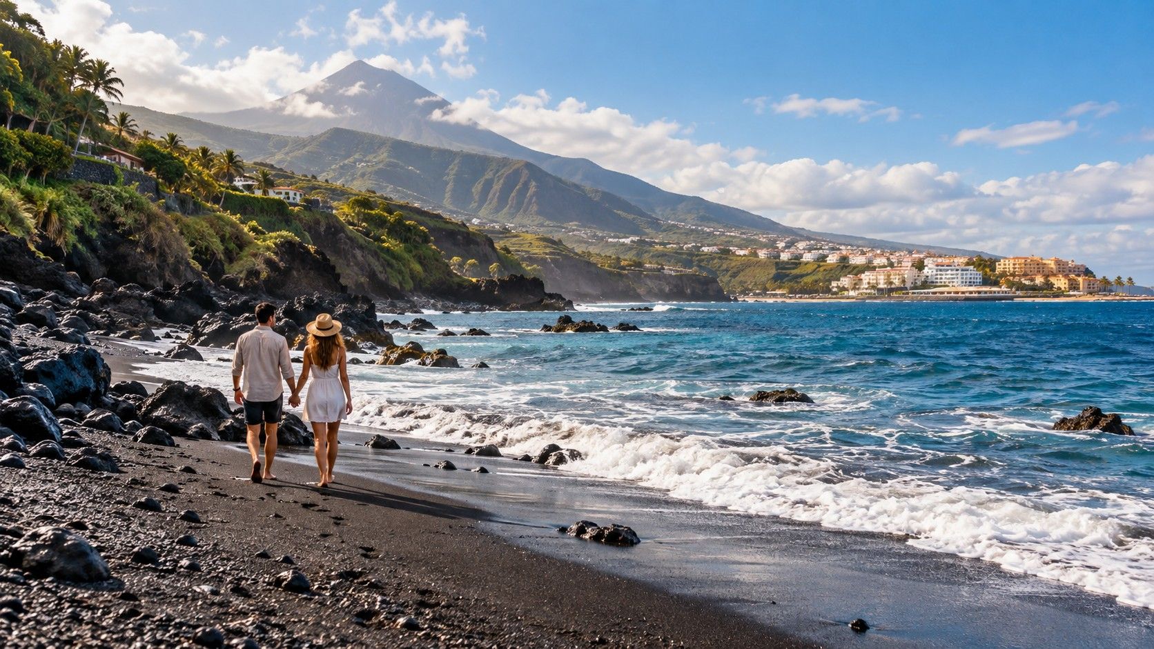 Küste von Teneriffa zwischen Norden und Süden